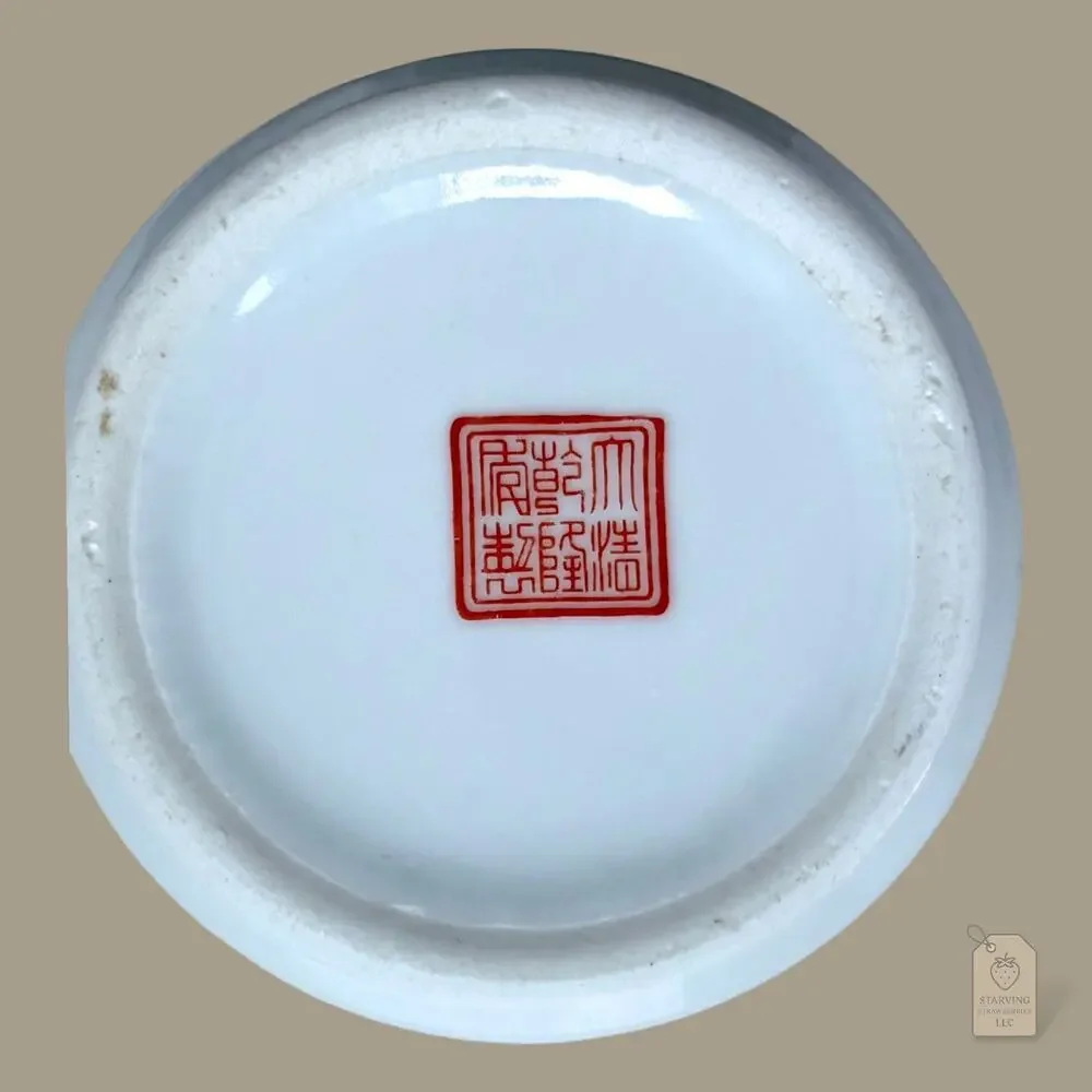 Starving Strawberries white porcelain